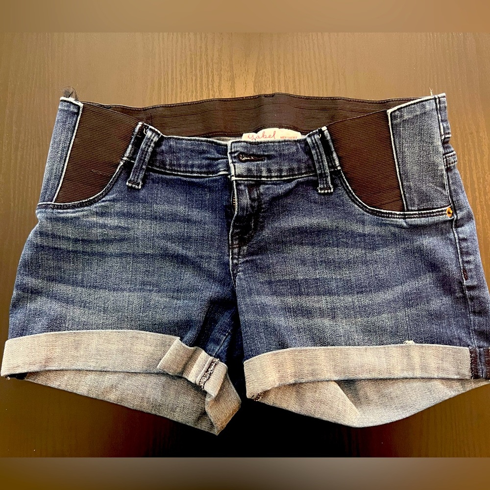 Midi maternity shorts